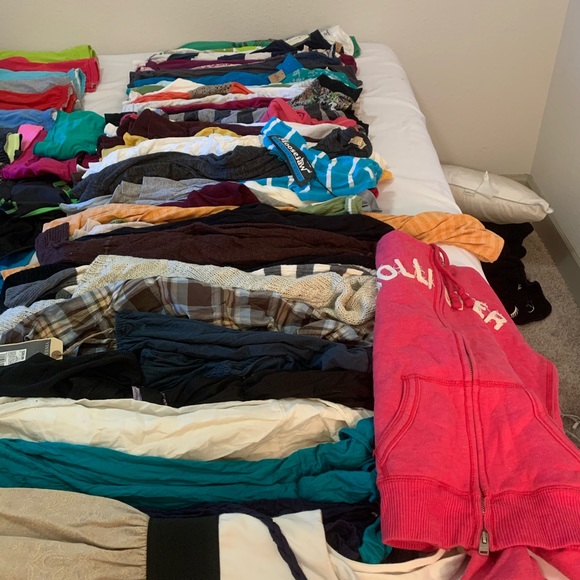 100 PIECE HUGE LOT! Free People Buckle Abercrombie - Picture 3 of 8